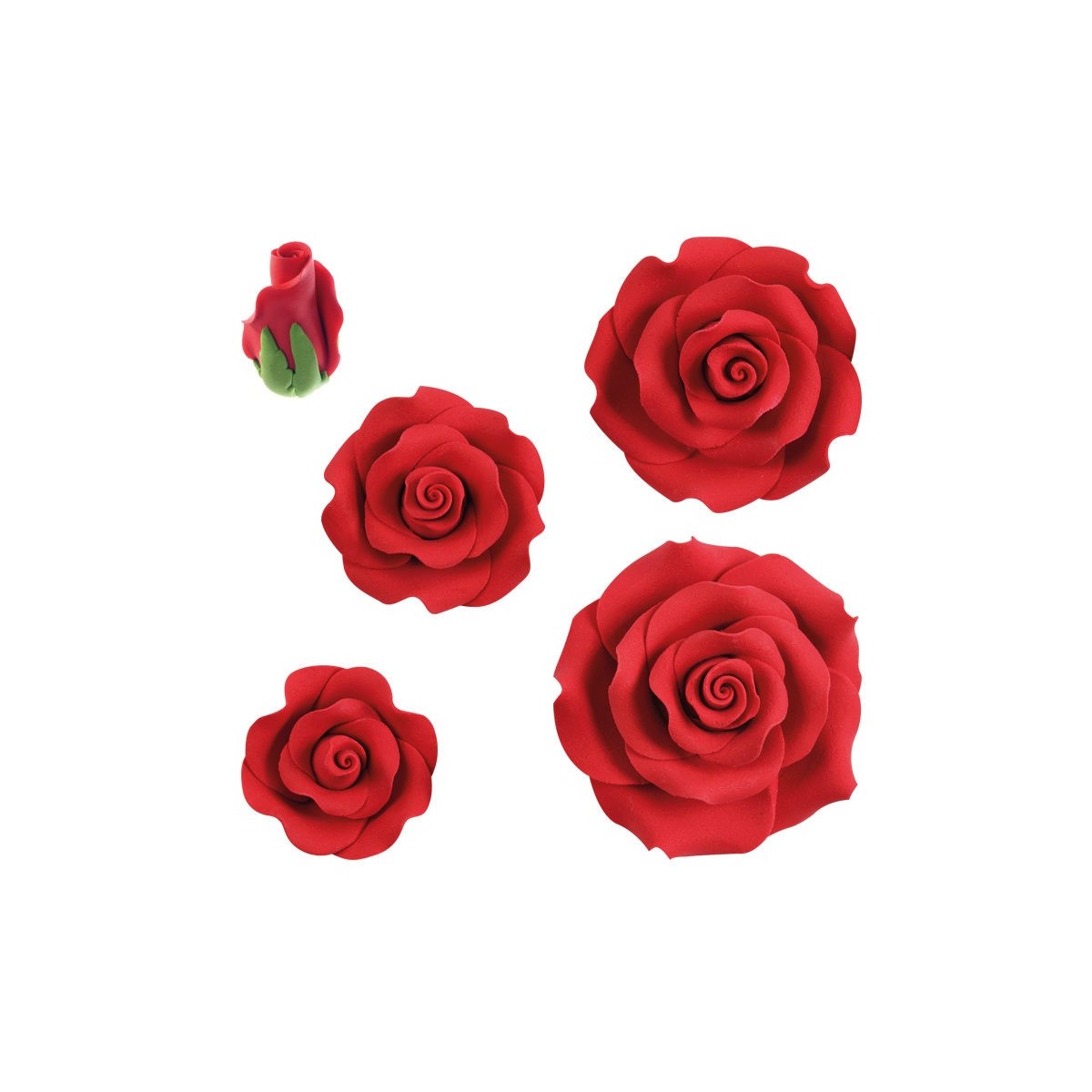 1066017 ASSORTIMENT DE ROSES ROUGE 23PCES S/CDE