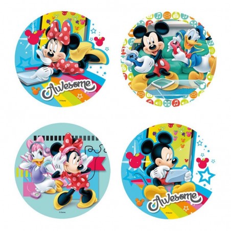72031  DISQUE MICKEY MOUSSE 21CM S/CDE