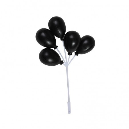 1080309 BALLONS NOIRS 72PCESS/CD