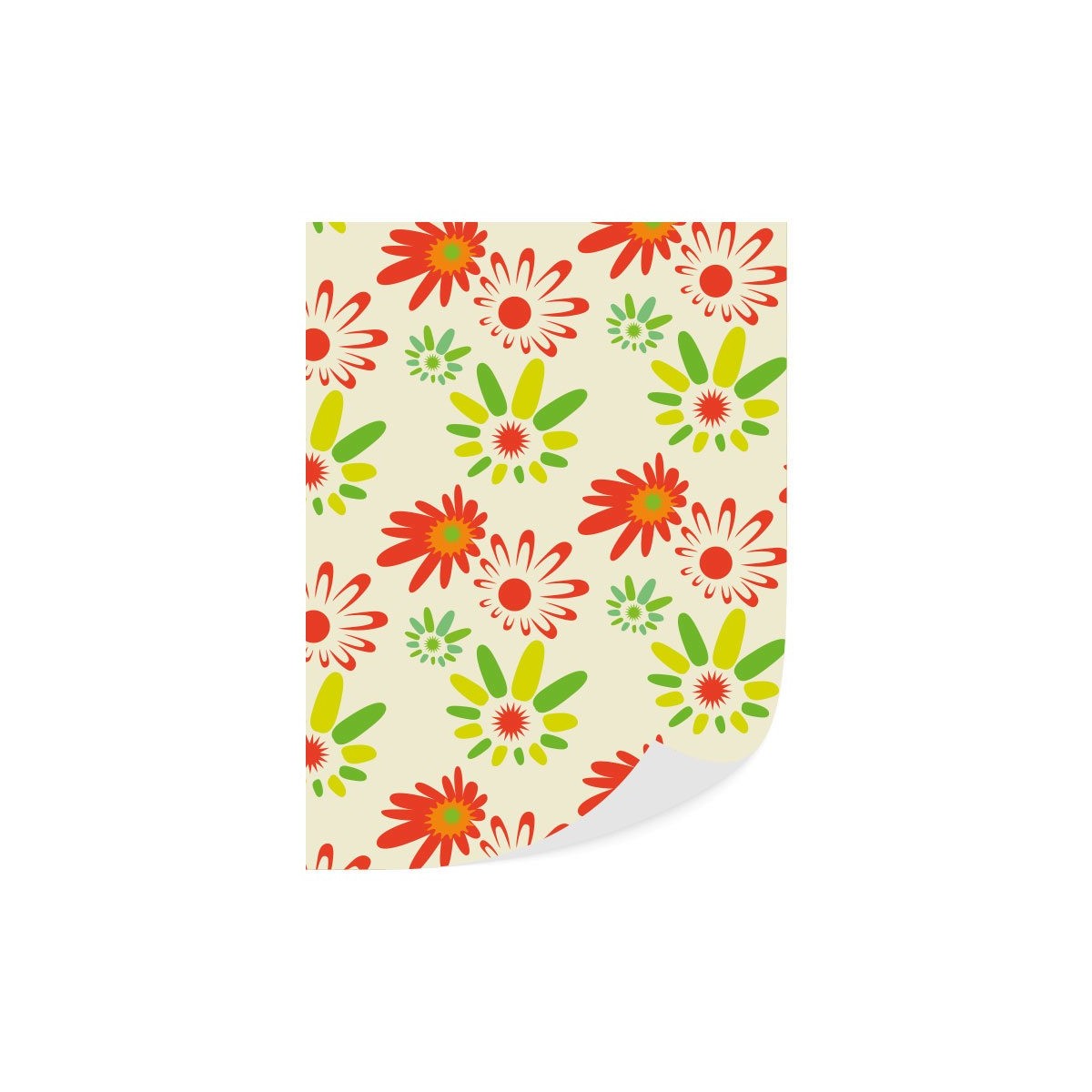 81706 TRANSFER LENTE BLOEMEN  12 STUKKEN  DOOS