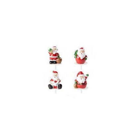 1015425 ASS PERE NOEL 3CM SUR PIC  64 PCES