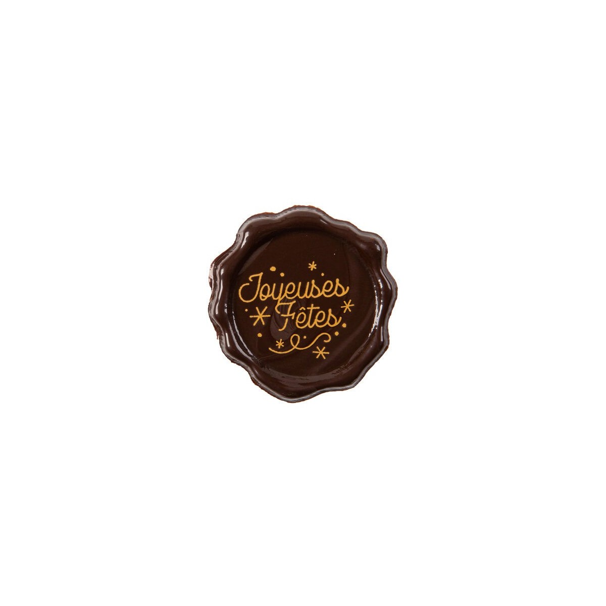 2015853 TAMPON JOYEUSES FETES CHOCOLAT NOIR 38MM 120PCES