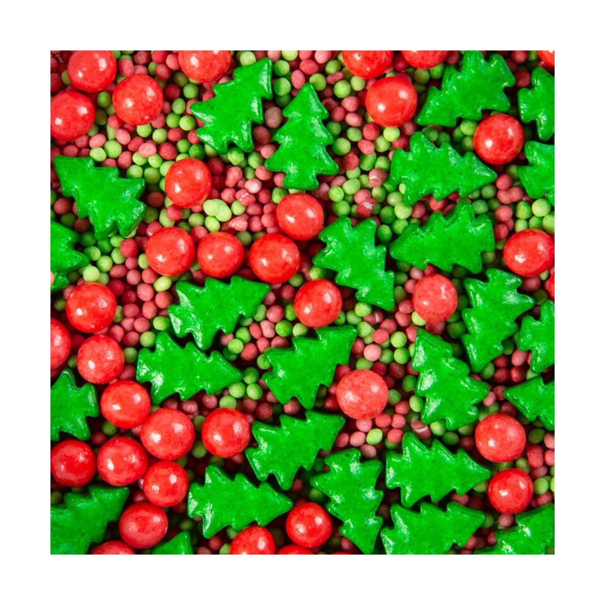 1061190 MIX DECORATION NOEL ROUGE/VERT 600 G