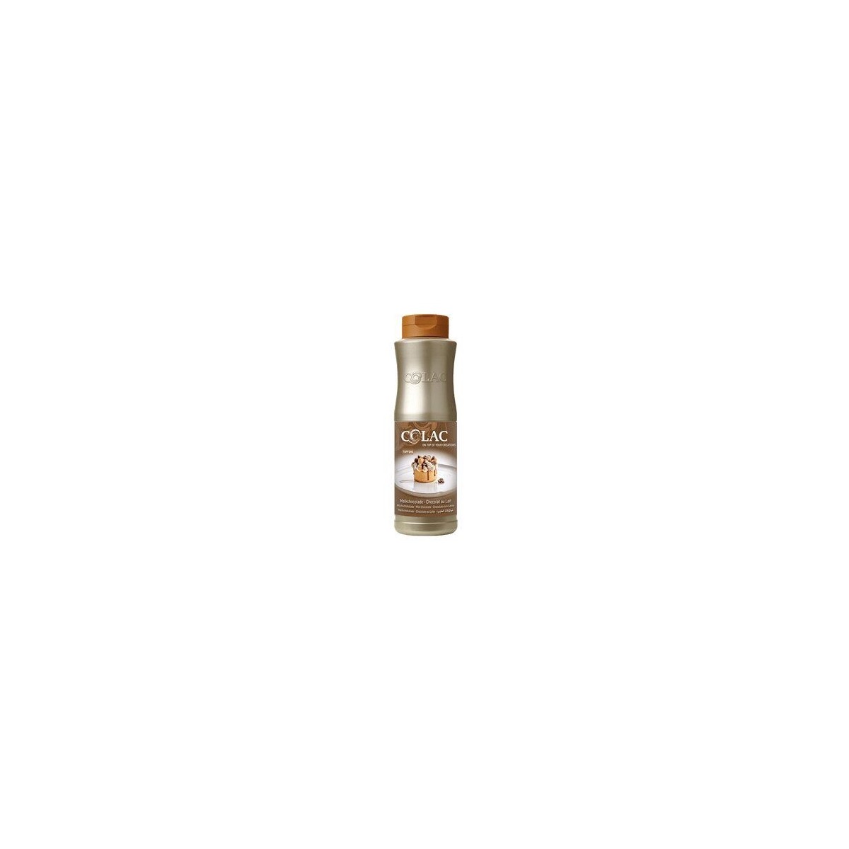 COLAC MILK CHOCOLATE TOPPING 1KG  BOTTLE