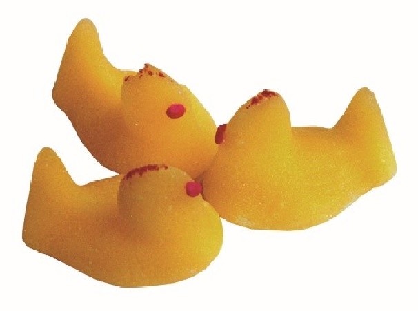 EPUISE 2024 POULETTES JAUNES DECOREES EN FONDANT +/- 100 PIECES 1,7KG