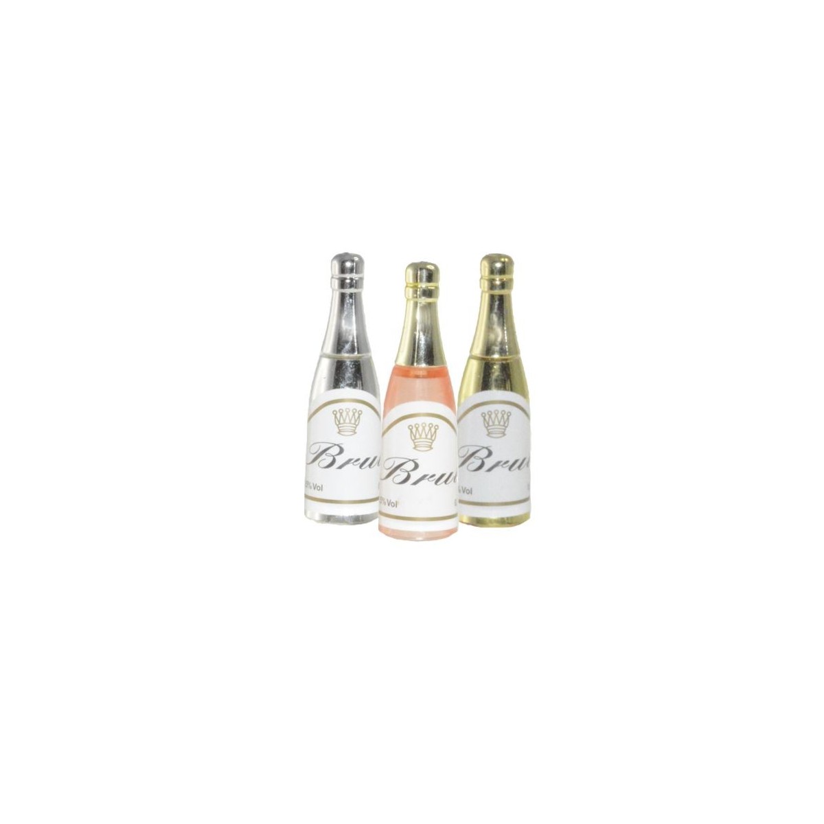 CHAMPAGNE FLES KLEUREN 55MM