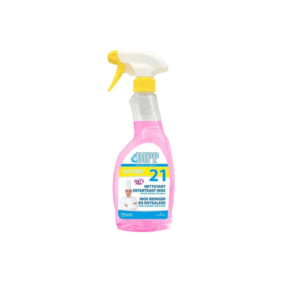 DIPP 21 NETTOYANT DETARTRANT INOX EASY PRO500ML