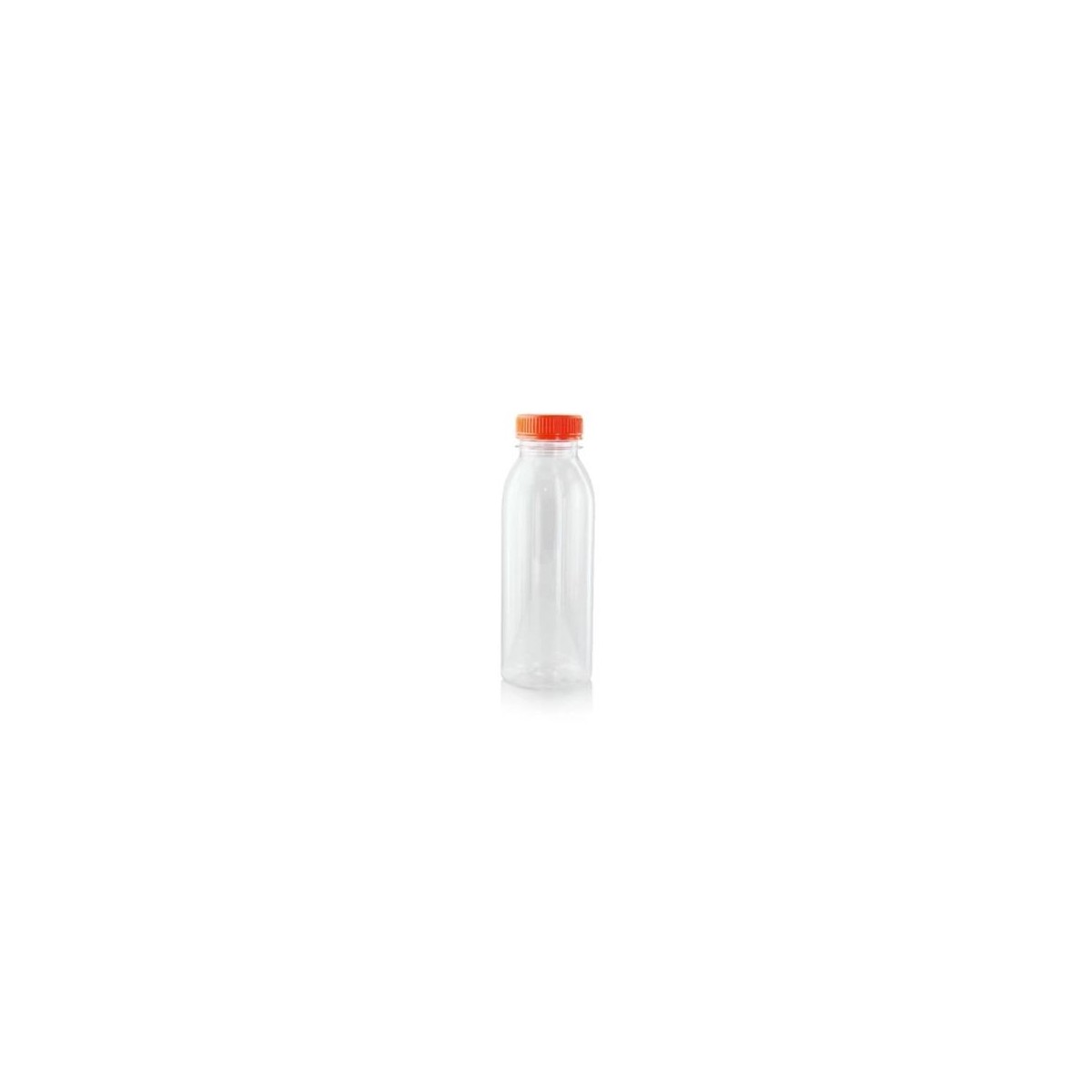 PLASTIC FLES ORANJE DOP 330ML 240ST