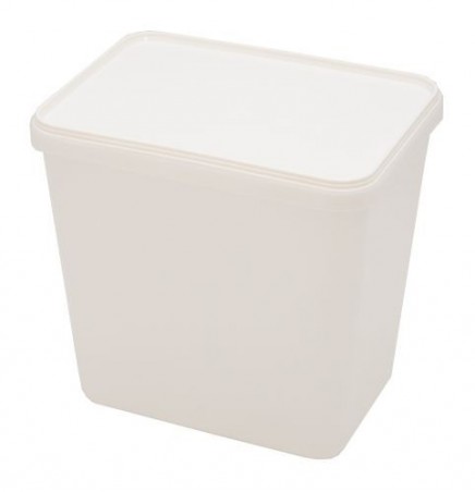 PLASTIC ICE CREAM BOX 5L WITH LID 20 PIECES FOSTPLUS INCLUDED  PIECE