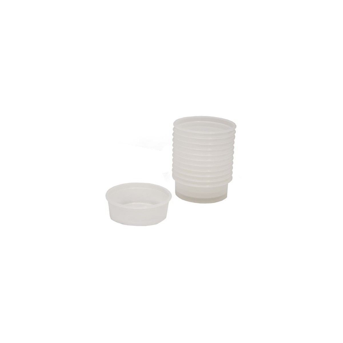 POT EN PLASTIQUE POUR BABA BABY CUP 3/32 Ø94X32MM 100 PIECES FOST + COMPRIS