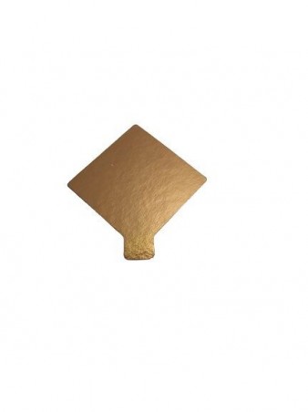 CAKE BOARD SQUARE GOLD 7,5 X 7,5CM 250 PIECES FOSTPLUS INCLUDED  BOX
