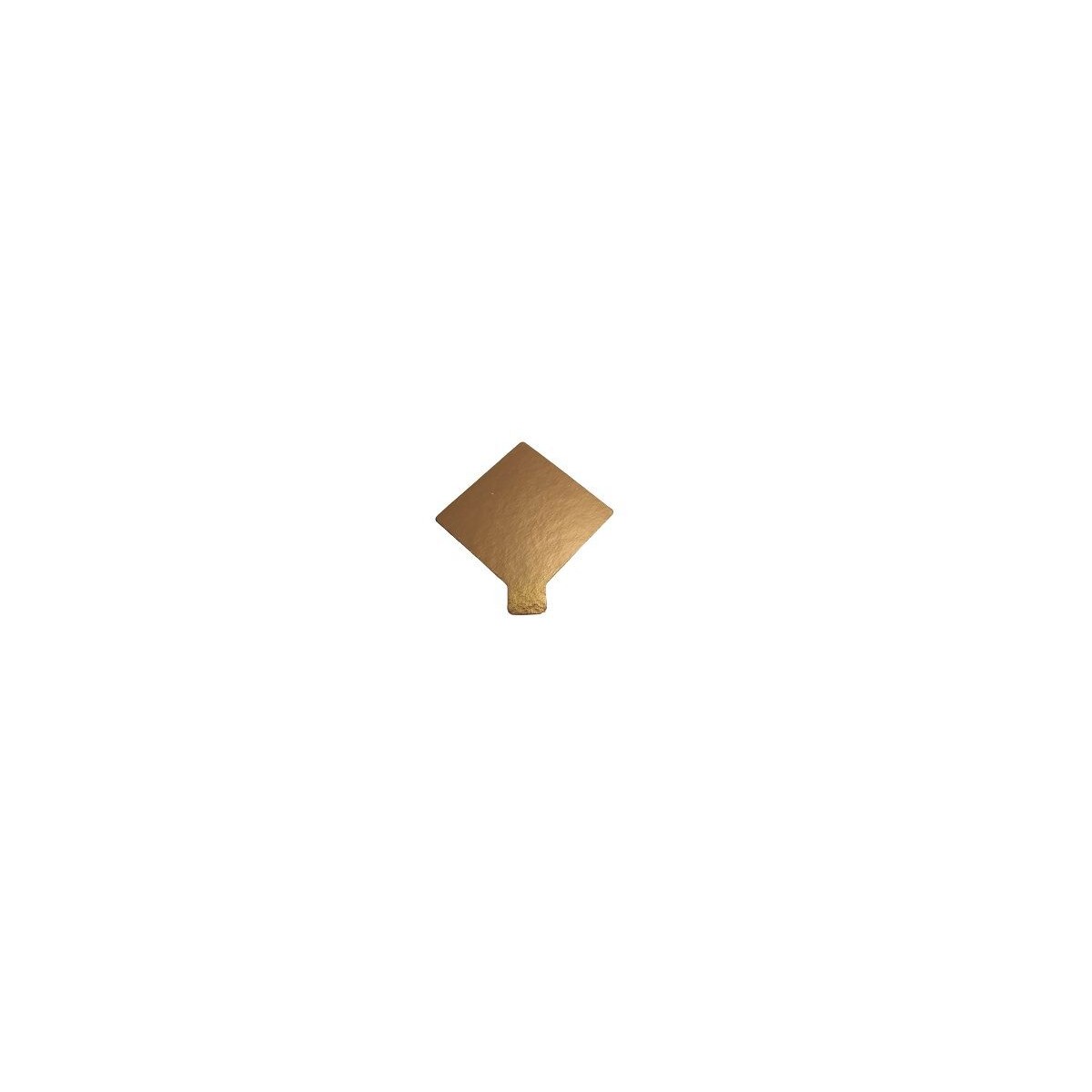 CAKE BOARD SQUARE GOLD 7,5 X 7,5CM 250 PIECES FOSTPLUS INCLUDED  BOX