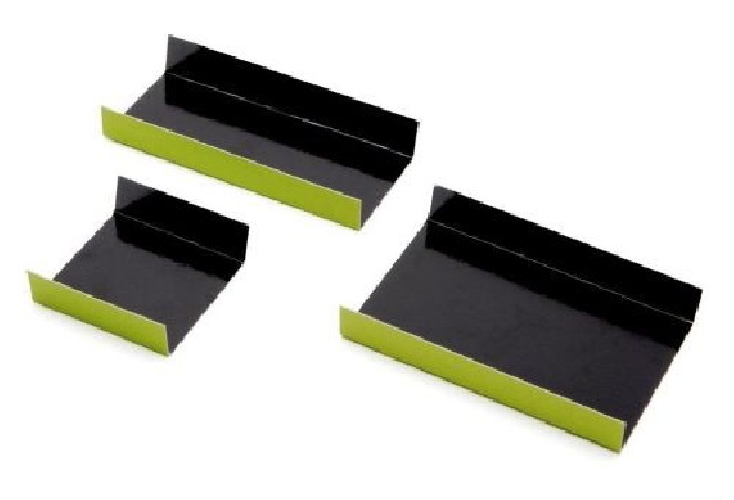 FOLDING CAKE BOARD BLACK & GREEN 4.5X13X1.5CM 250 PIECES FOSTPLUS INCLUDED  BOX ON/ORDER