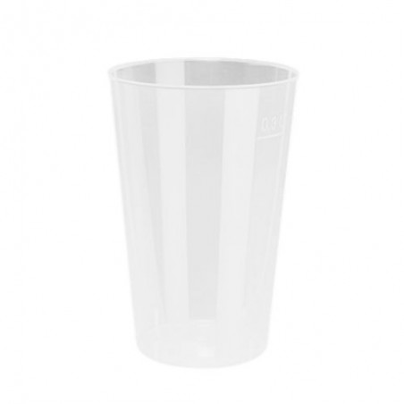 PP HELDER HERBRUIKBAAR DRINKGLAS 7,9X11,9CM 300ML 25ST