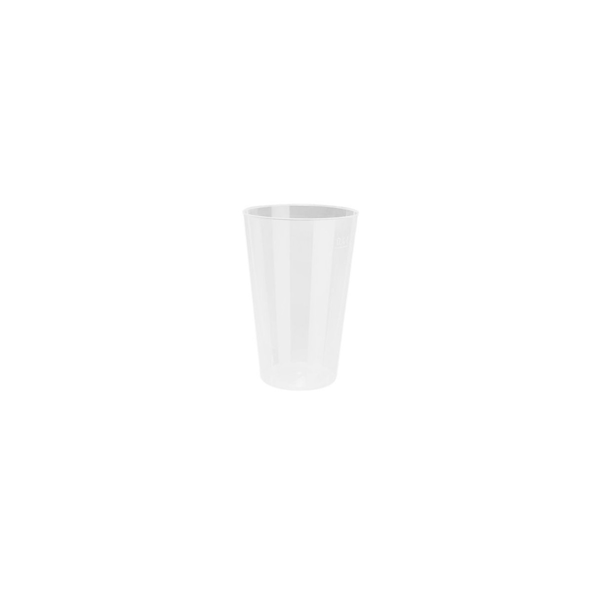 PP CLEAR REUSABLE DRINKING GLASS 8,6X13CM 400ML 50PCS