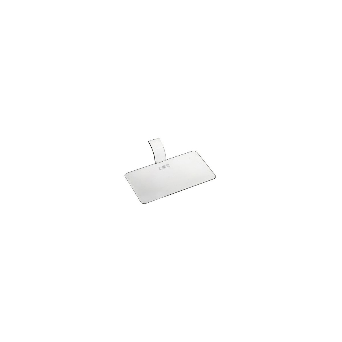 SUPPORT A PATISSERIE PALET RECTANGLE TRANSPARENT 10X5,5X2CM