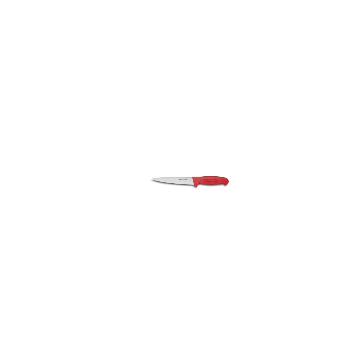 FISCHER COUTEAU SAIGNER 17CM INOX MANCHE ROUGE 3020-17