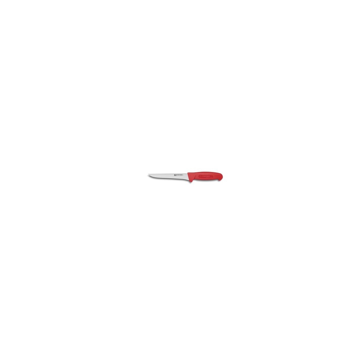 FISCHER COUTEAU DESOSSEUR DROIT 17CM MANCHE ROUGE3015-17