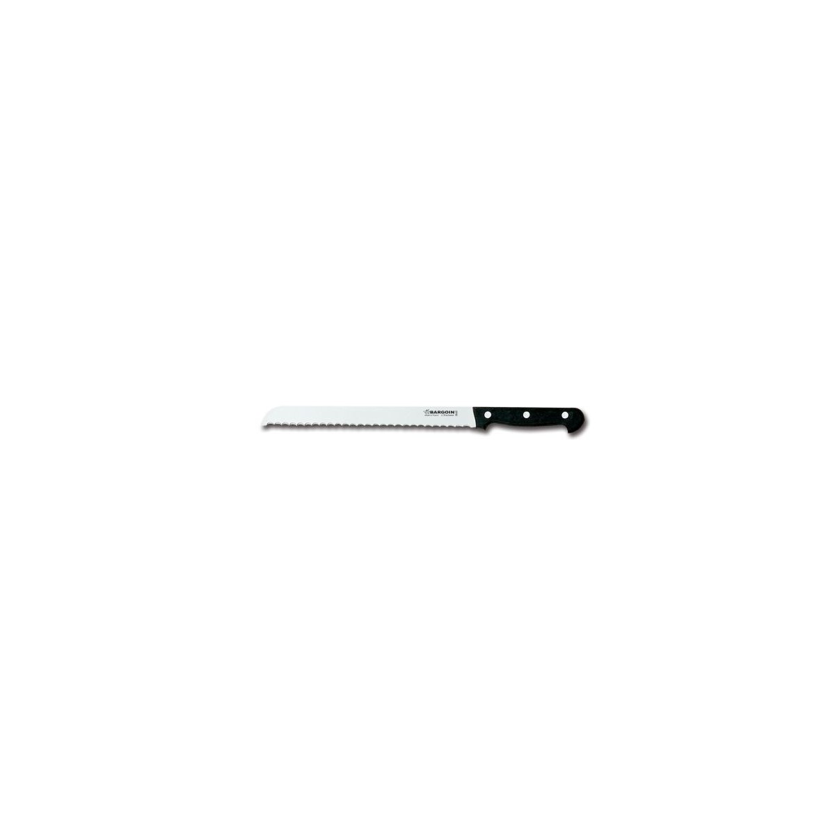 FISCHER COUTEAU A PAIN 23CM INOX MANCHE SURMOULENOIR 330-23