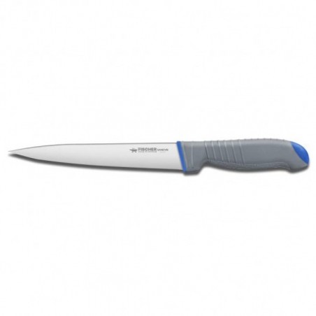FISCHER BLEEDING KNIFE 17CM BI-MATERIAL HANDLE BLUE 78020-17GB
