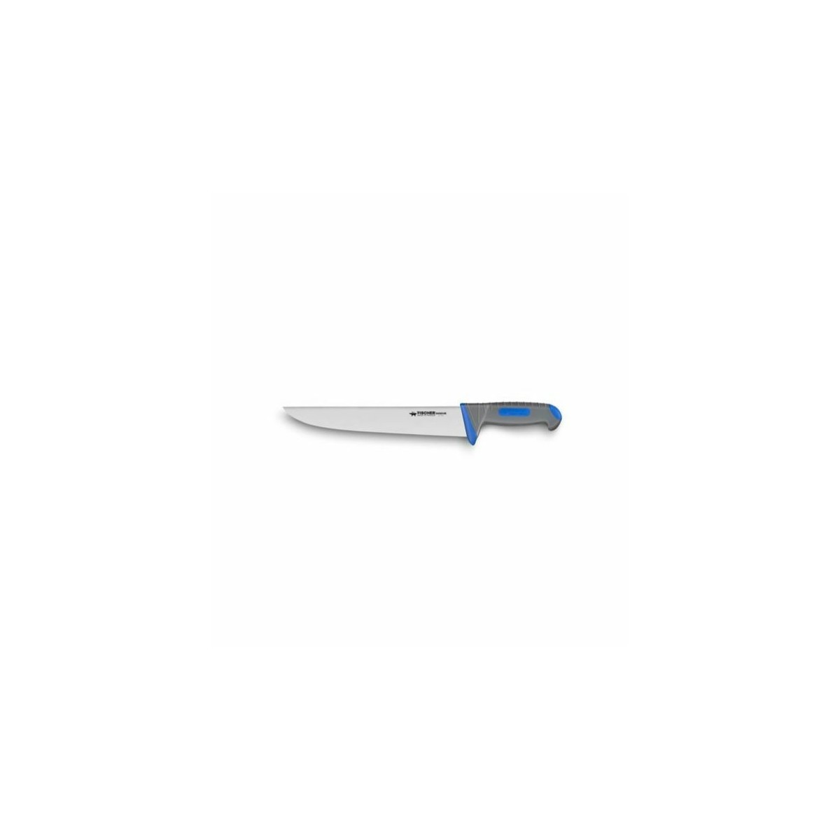 FISCHER BUTCHER KNIFE 20CM BI-MATERIAL HANDLE BLUE 78010-20GB