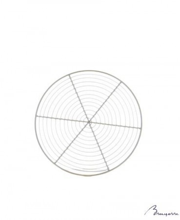 Cercle à tarte perforé cannelé - rond - Diamètre cm 20 cm