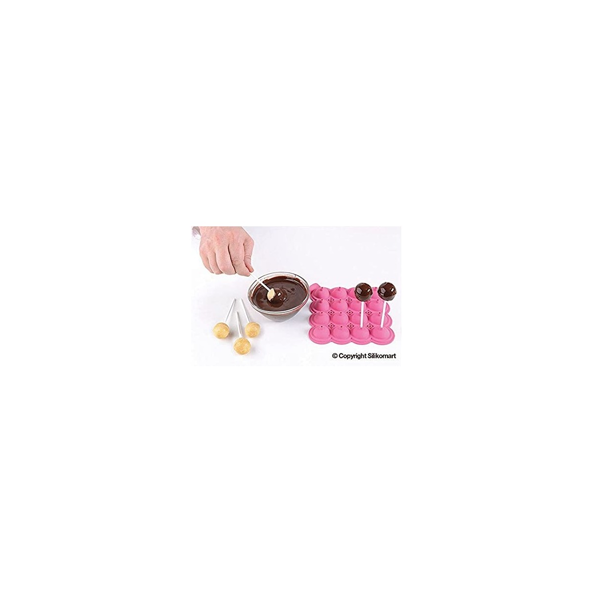 MOULE SILIKOMART POP CAKE WONDER POPS 30MM