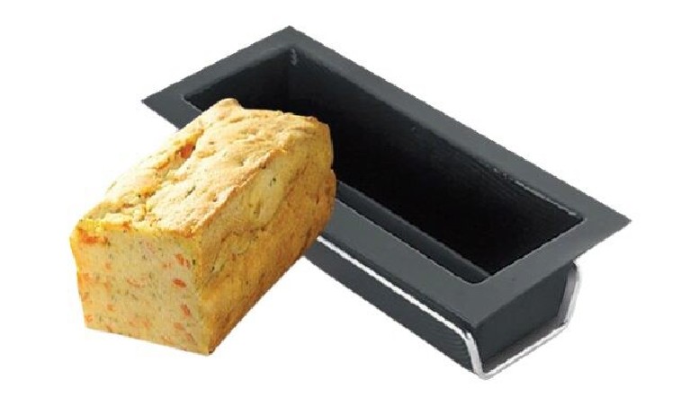 FM-00476 FLEXIPAN® ORIGINE CAKE 18,5X9CM H6CM VOL 70CL  + SUPPORT INOX