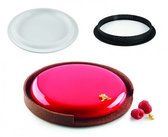 ROND SILIKOMART TAART RING KIT DIAM190MM H20MM 1 SCHIJF+1 VORMKIT