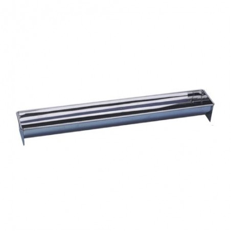 TIN LOG MOULD WITH STRAIGHT EDGES 35X6 H6CM