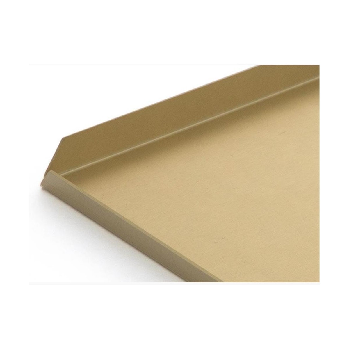 GOLD ALUMINUM TRAY 60X40XH1CM RIGHT ANGLE CUT