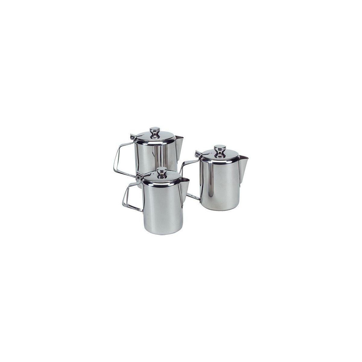 INOX KOFFIEPOT 18/8 0,5L H12CM DIAM 7CMSTUK