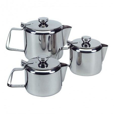 INOX THEEPOT 18/8 0,5L H10CM DIAM 8CMSTUK