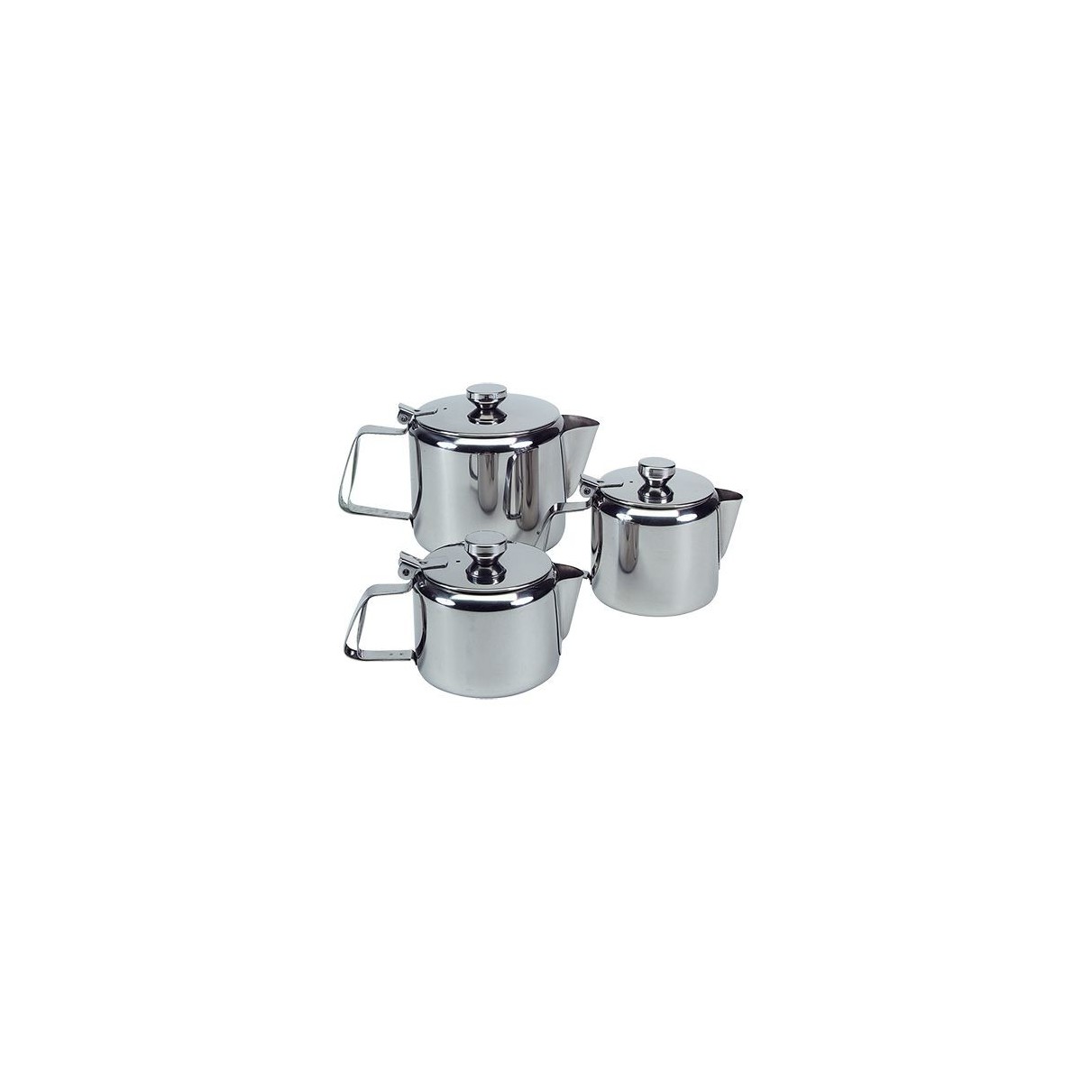 INOX THEEPOT 18/8 0,5L H10CM DIAM 8CMSTUK