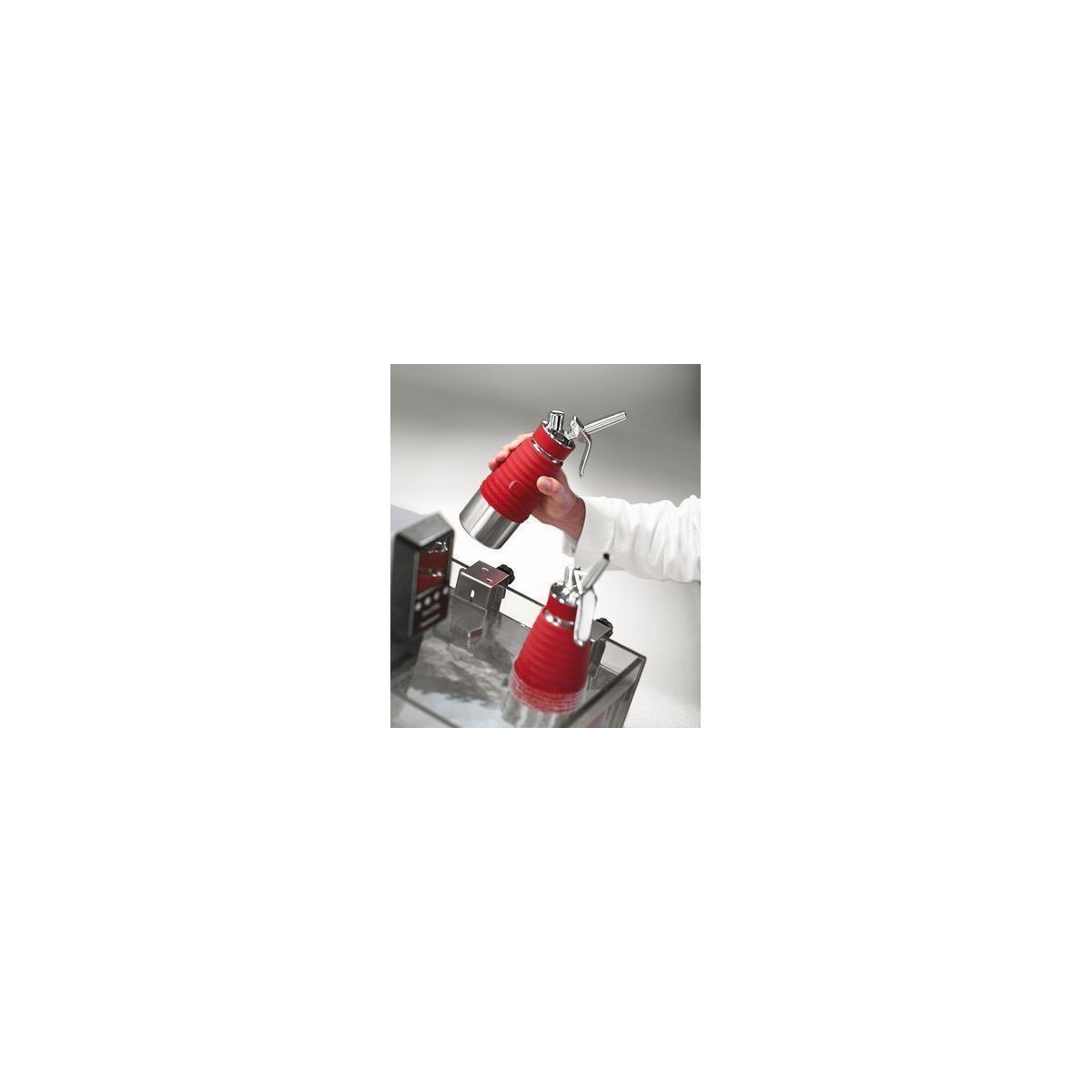 SIPHON PROTECTIE HOES 0,5L ROOD SILICONE 2719