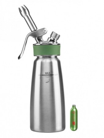 ISI SIPHON GREEN WHIP ECO SERIES 0,5L COLD STAINLESS STEEL