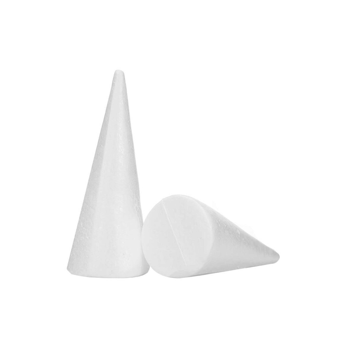 CONE EN POLYSTYRENE DIAM 30CM HT 50CM