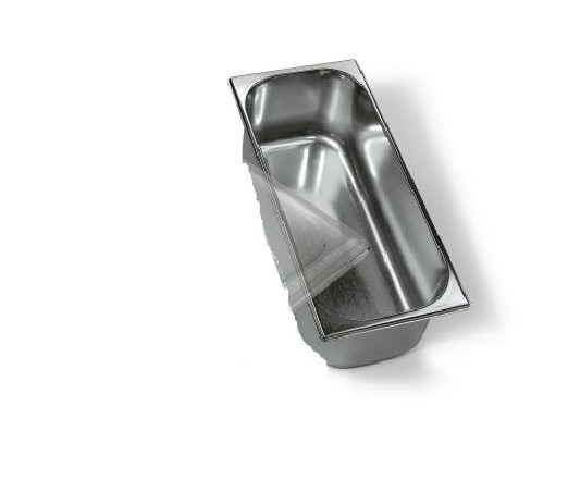 STAINLESS STEEL ICE TRAY 3,5L 360 X 165 X 80 MM