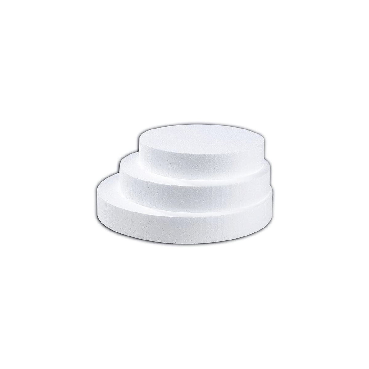 DISQUE EN POLYSTYRENE DIAM 10CM HT 3CM