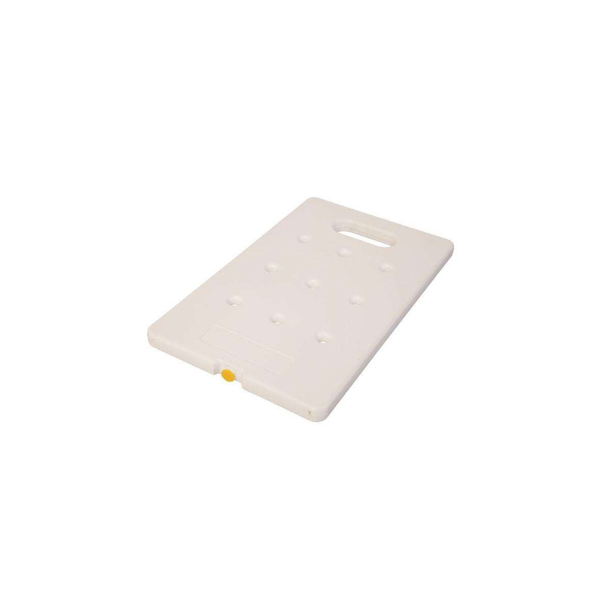 PLAQUE EUTECTIQUE BLANCHE GN1/1 53X32.5CM  -21C° BOUCHON JAUNE