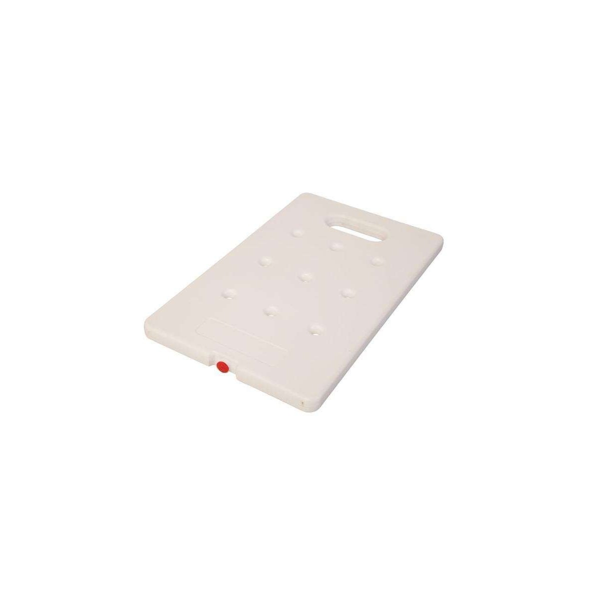 PLAQUE EUTECTIQUE BLANCHE GN1/1 53X32.5CM  -16C° BOUCHON ROUGE