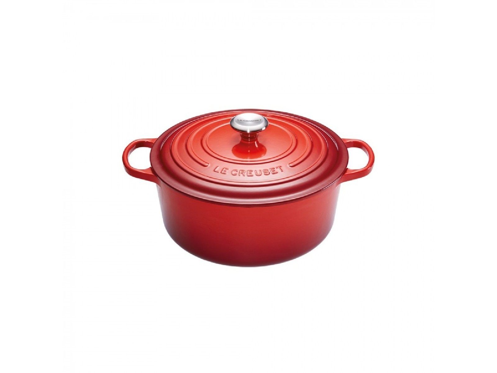 LE CREUSET COCOTTE RONDE 30CM CERISE 8.1L  8/10P