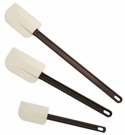 MATFER SPATULE MARYSE ELVEO 35CM HTE T° 260° EXOGLASS-MANCHE NOIR