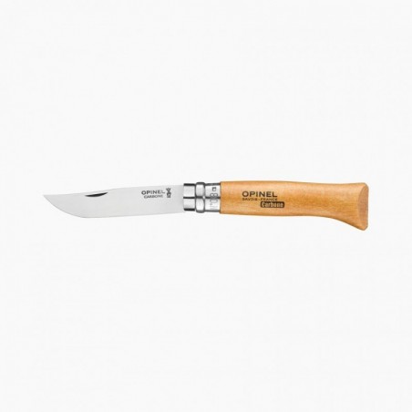 OPINEL CLASSIC CARBON POCKET KNIFE N°8 STEEL/WOOD