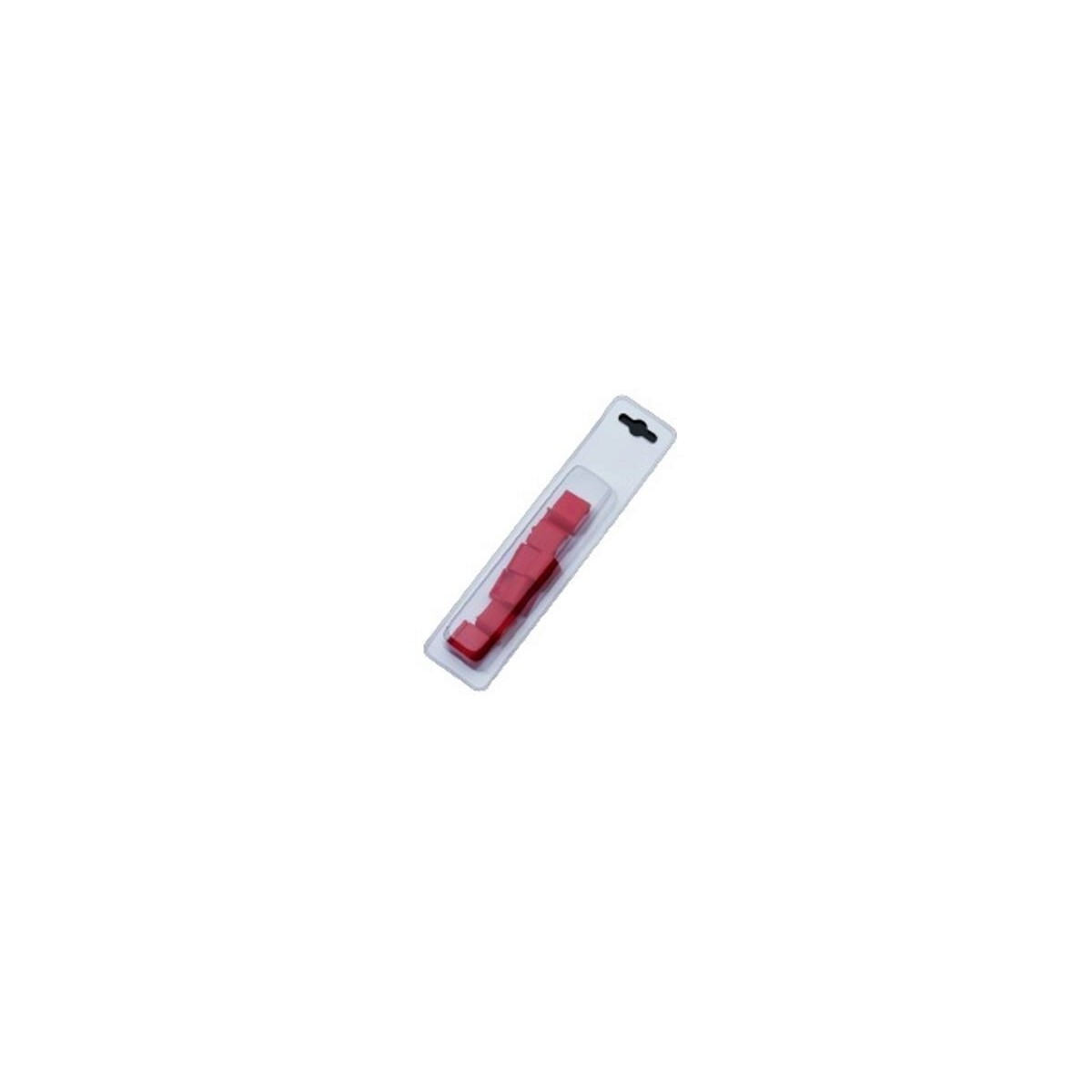 FDSBLISTER 12 CLIPS CODE COULEUR HACCP ROUGE