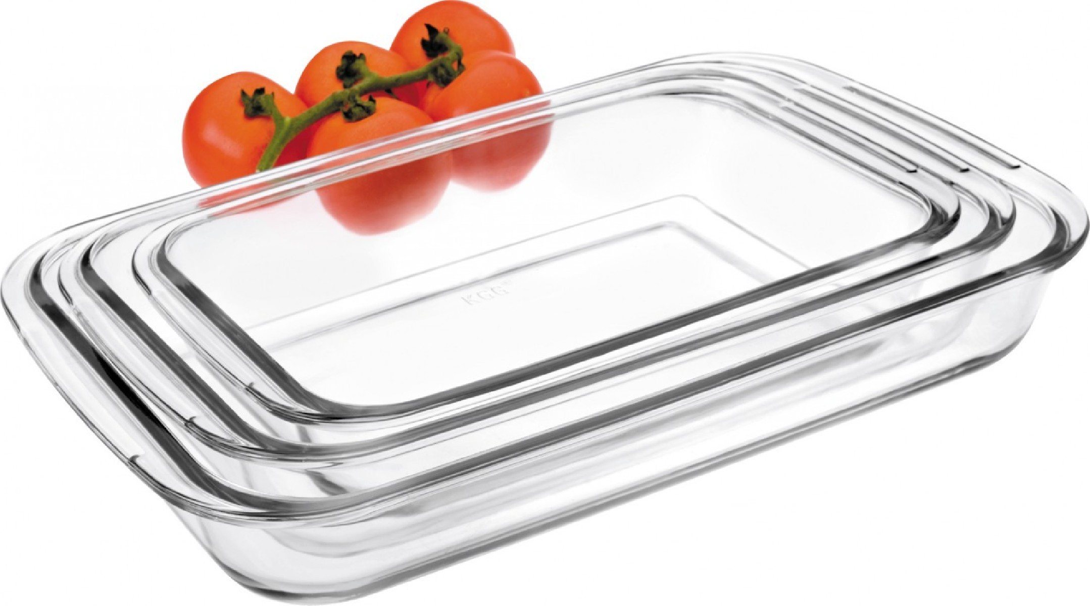 IBILI SET 3 PLATS BOROSILICATE (29.5X17+34.5X20.5+39.3X23CM) 400 A -40°