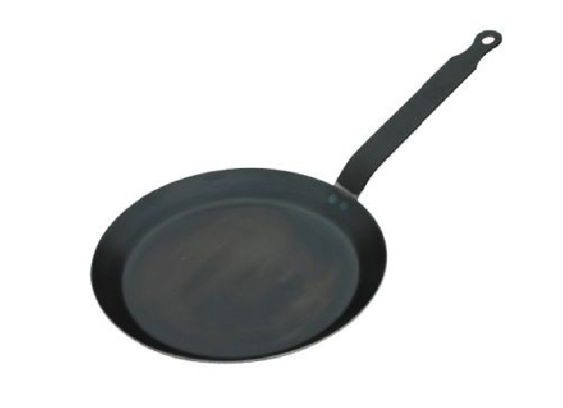 FORCE BLEU BLAUW PLAATIJZER PANNENKOEKENPAN 24CM ALLE VUREN DIKTE 2MMSTUK