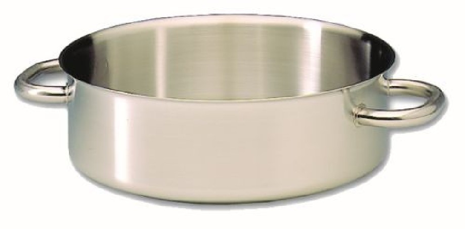 MATFER EXCELLENCE SAUTEUSE INOX DROITE A/C 28XH9CM -5,5L 2 ANSES  S/CDE