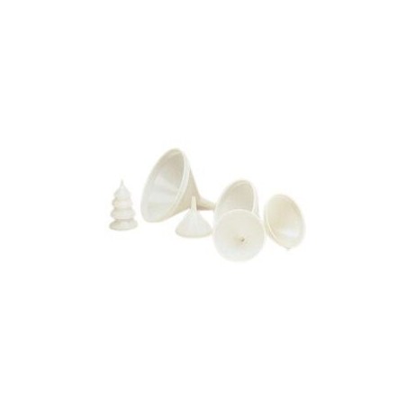 ENTONNOIR PLASTIQUE BLANC DIAM 10XHT 10CM 