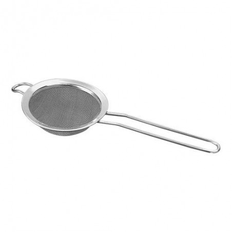 INOX ROND SAUCE/PUNTZEEF 18/10 DIAM 20CM METALLISCHE CANVASSTUK